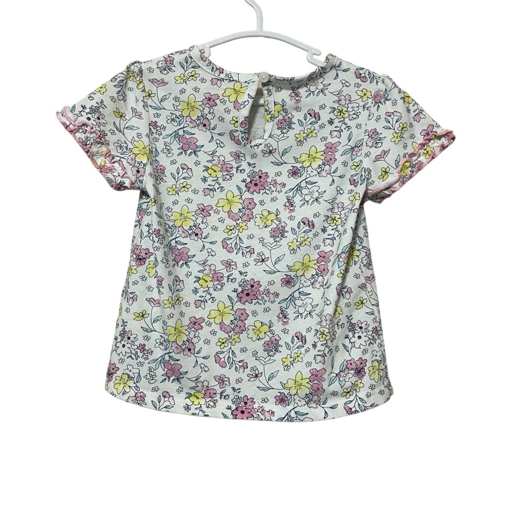 BCBG girls floral shirt with ruffle detail size 3T - Picture 2 of 8